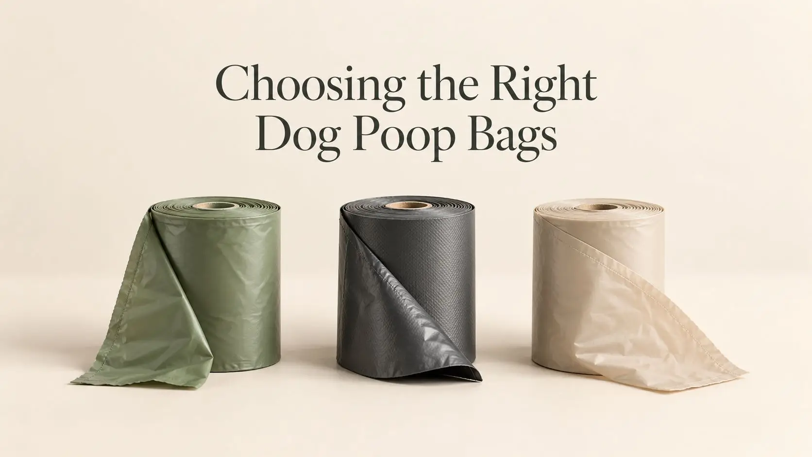 How to choose the best dog poop bags
